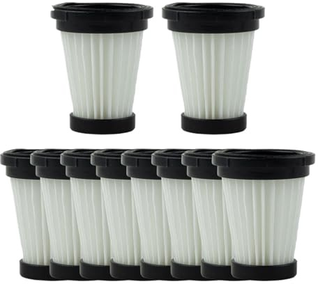 Filtres, compatibles for Moosoo, K12 K12 Pro K13, compatibles for Invictus, One 1.0 for X7/2.0, compatibles for Foxnovo, filtres d'aspirateur sans fil 13KPA(10 PACK)