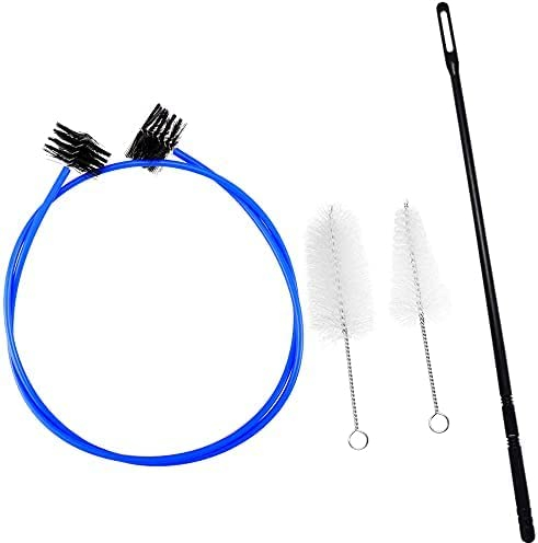 Hysagtek Trompeten-Kornett Wartungsset Schlangenbürste Mundstück Bürste Ventilgehäuse Bürste