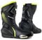 SHIMA RSX-6 Men, Scarpe Moto Uomo | Rinforzate Stivali Moto Uomo in Pelle, Supporto alla Caviglia, Suola Antiscivolo, Impugnatura del Cambio (Fluo, 44)