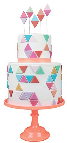PME Lot de 3 emporte-pièces géométriques pour gâteau - Triangle - Petit, Moyen et Grand - Blanc