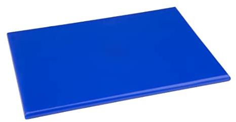 Hygiplas High Density Blue Chopping Board Small 305x229x12mm - Colour Coded, Dishwasher Safe Cutting Board HC863