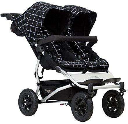 Ausstellungsstück Mountain Buggy Duet Buggy V3.2 als Doppelsitz-Buggy Zwillingskinderwagen Farbe: grid