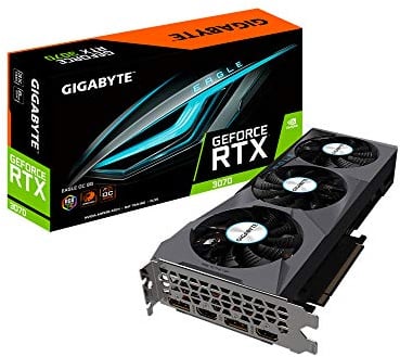 Gigabyte Carte Graphique GeForce RTX 3070 Eagle OC 8G (rev. 2.0) 8 GB RAM