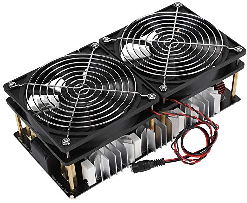 Socobeta Riscaldatore a induzione 12V-48V 2500W Riscaldatore a induzione ad Alta frequenza Modulo Scheda PCB Driver Flyback per Fai da Te Modulo di Potenza ZVS