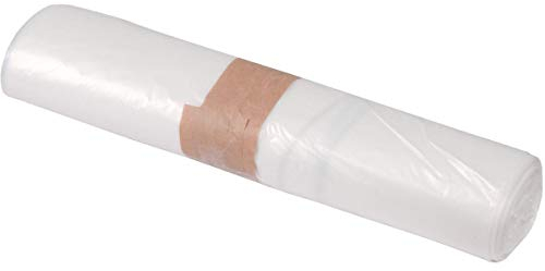 Sac Poubelle - Sacs Poubelle - Rouleau de Sac Poubelle - Sac poubelle Qualité Professionnelle - Sac Poubelle 130 L Transparent - 40 microns - Carton de 200 Sacs