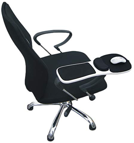Armauflage Computer Armlehne Unterarmauflage Ergonomische Unterstützung Flexibel Handgelenkauflage Für Tisch, Büro, Stuhl, Schreibtisch,Weiß (nur für Stuhl),Einheitsgröße