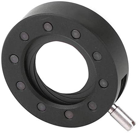 Irisblende, Mikroskop Irisadapter Blende Einstellbare Linse Optische Blende für Mikroskop(SK12)