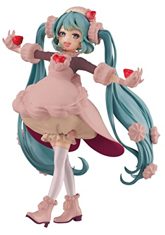 Furyu Hatsune Miku SweetSweets Series PVC Statue Hatsune Miku Strawberry Chocolate Short 17 cm