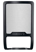 CHERRY UM POP FILTER, Popschutz für USB-Mikrofon CHERRY UM 3.0, UM 6.0 ADVANCED, UM 9.0 PRO RGB, Popfilter für weniger Plosivlaute, Einfach Montiert, Schwarz