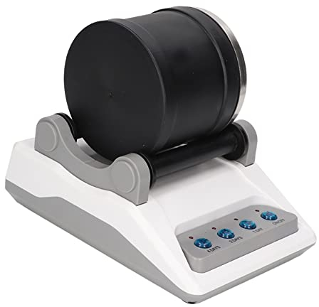 Rock Tumbler Toy, Rock Tumbler Auslaufsicher 100-240 V 1 Touch-Einstellung für Experimente (EU-Stecker)