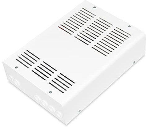 Transformateur Mi-Heat 36 V 1000 W (2 x 500 W) - Boîtier en métal - Protection contre la surcharge et la surchauffe - Montage mural - IP21