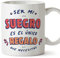MUGFFINS Tazas para SUEGRO - En Español - Soy el único regalo que necesitas - 11 oz / 330 ml - Regalo original y divertido