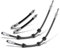 Frankberg 4x Bremsschlauch Bremsschläuche Vorne Hinten Links Rechts Kompatibel mit Cordoba 6K1 6K2 53I 1.8L-2.9L 1991-1999 Golf III 1H1 1E7 1H5 1.8L-2.0L 1991-1999 Replace# 1H0611701F