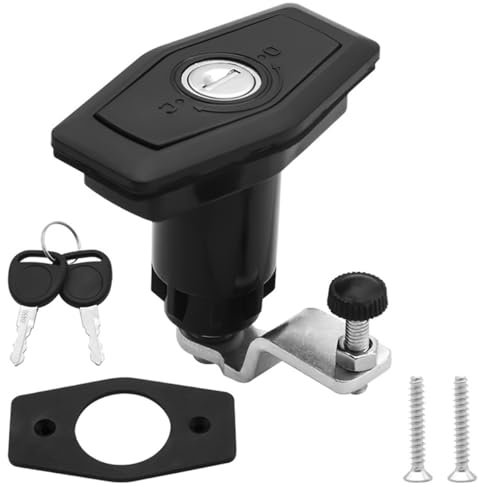 ZONADAH Serrure de porte pop-up pour compartiment de camping-car - Type étroit - Verrouillage de poignée en T avec loquet extensible - Tendeur pour coffre de yacht, clés incluses - Serrure de bateau