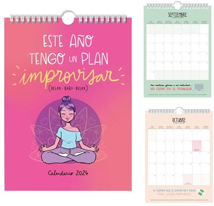 Wandkalender 2024 12 Monate Wandkalender Wandkalender Comic Wandkalender 12 Monate Wandkalender Minimalistischer Wandkalender Lebendige Cartoon Exbert