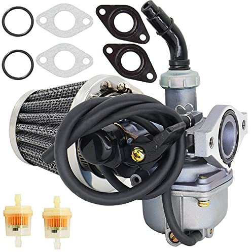 Ewillownm Compatible avec carburateur PZ19 + Filtre à air 35 mm pour Taotao 50 CC 70 CC 90 CC 110 CC 125 CC Dirt Bike ATV Scooter cyclomoteur