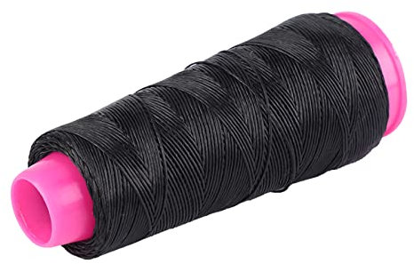Dilwe 110 M Bogensehne, Langlebiges Polyester-Material, Bogensehnenseil, Herstellungsfaden für Recurve-Bögen, Bogenschießen-Zubehör (Black)