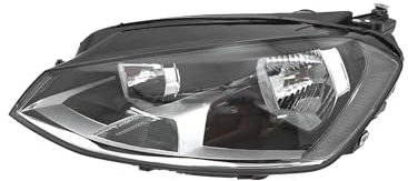 EDA PREMIUM auto Scheinwerfer, Frontscheinwerfer Links 5G1941005 passend für VW GOLF VII 2012-2017 mit Stellmotor für Leuchtweitenregulierung, H7/H15, E