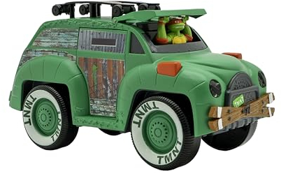 Teenage Mutant Ninja Turtles | Tartarughe Ninja Giocattoli TMNT | Turtle Powered Party Cruiser Classic | Giochi Tartarughe Ninja TMNT e Regalo Bambino 3 Anni in Su