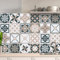 AREDE 32 Pz Adesivi per Piastrelle Bagno e Cucina 15 x 15 cm Autoadesivo Decorazione Adesivo murale in PVC Impermeabile Adesivi Parete mattonelle mosaico stile / T1027