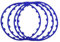 JIANQIAOFEI Auto Felgenschutz Nabenschutz für BMW Serie 5 G30 G31 G38 540I 2014-2016, Nylon Rad Felgenschutz Radschutzring Kratzfest Felgenschutzring Felgen Autofelgen,A/Blue-20inches