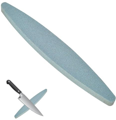 Bangbobi Scythe Whetstone 228mm Oval Whetstone - Aiguiseur de Hache pour tondeuses à Gazon et Outils de Jardin - Pierre à aiguiser pour Couteaux de Haute qualité