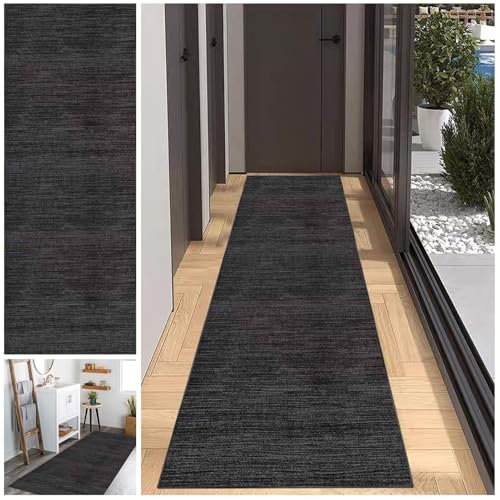Tappeto Passatoia per Corridoio Lungo, Tappeto da Cucina Lavabile in Lavatrice 40 x 400 cm, Tappeti Runner antiscivolo Area Tappeti Runner per Cucina, Ingresso, Camera da letto Scale Interni Esterno