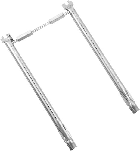 69785 Burners for Weber Spirit I & II 200 Series - Spirit E-210, E-220 Spirit S-210, S-220 Gas Grills with Front Controls, 18 Inch Grill Burners for Weber Spirit E210 Grill Parts, Stainless Steel