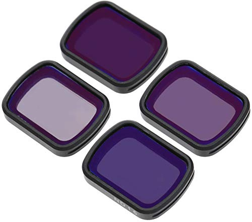 Joyance Magnetfilter-Set, ND4 + ND8 + ND16 + ND32 Neutraldichteobjektivschutz für OSMO Pocket 2, ND-Filter-Set, Kameraobjektivfilter-Set, 4 Stück