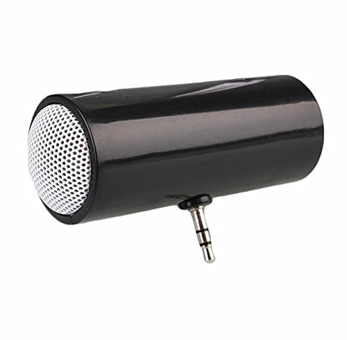 Mini haut-parleur stéréo portable avec prise jack 3,5 mm pour appareils audio de 3,5 mm, smartphones, tablettes, ordinateurs portables, MP3, MP4, etc