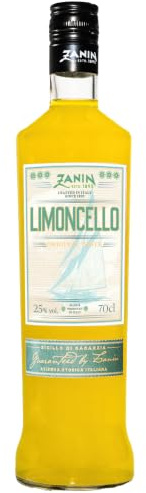 Zanin 1895 Limoncello Liqueur 70cl, 25% ABV | Refreshing Italian Lemon Liqueur