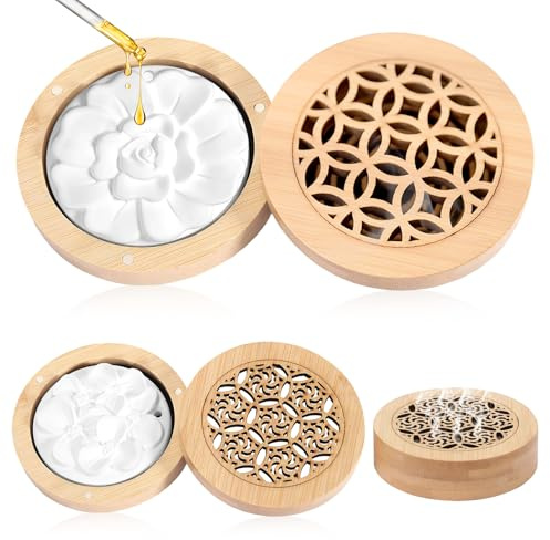 2 Stück Duftsteine für Ätherische Öle, Diffuser Ätherische Öle Set