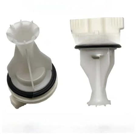 New Drainage Pump Filter Plastic White Seal Ring ，Compatible for Samsung， Washing Machine Water Plugs DC63-00865A DC63-00998A Washer Parts(DC63-00865A)
