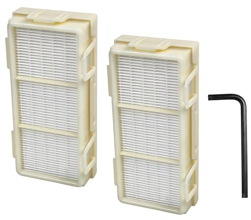 vhbw 2x HEPA Filter kompatibel mit Dyson Airblade V HU02 | AB12 Händetrockner - H13, Gelb