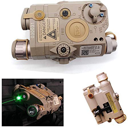 HWZ PEQ-15 Style Battery Case Box LED Flashlight DE Tan for AEG GBB CQB