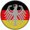 FanShirts4u Button/Badge/Pin - I Love DEUTSCHLAND Fahne Flagge GERMANY (Deutschland/Flagge-Adler)