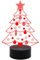 NM Idee Regalo Lampada Albero Idea Regalo di Natale con luce led 7 Colori Multicolore a batteria + cavo usb Decorazioni luci colorate di Natale natalizie