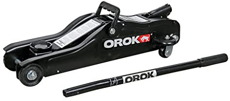 OROK - Cric rouleur Bas, cric rouleur hydraulique - Capacité: 2 tonnes - Poids Net: 10.8 kg - Hauteur Mini: 85 mm - Hauteur Maxi: 330 mm - Vitesse de déclinaison réglable - Tube de Levage sectionnel