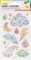 folia 18305 - Shiny Sticker, Rainbow, 13 Sticker, aus bunten Strasssteinen, in verschiedenen Motiven, einfach von der Folie abzuziehen