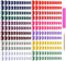 EBANKU 960 Pieces Colorful Short False Nails Round Artificial Fake Nails Full Cover Coffin Press on Nails Natural False Nails for Women Girls with 1pcs Nail File 1pcs Nail Stick