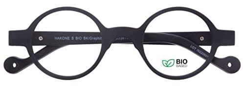 DIDINSKY Gafas de Lectura o Presbicia Graduadas Anti bluelight Anti Luz Azul para Hombre y Mujer. Tacto Goma, Material Biodegradable y Cristales Anti-reflejantes. Graphite Bio +2.5 – HAKONE BIO