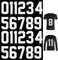 Numeri per trasferimento termico, 22 pezzi da 0 a 9, numeri termoadesivi per magliette con ferro da stiro, numeri morbidi per uniformi di squadra, magliette sportive, basket, baseball, calcio