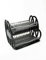 2 Tier Double Dish Drainer Rack Large Plate Cutlery Cup Holder Plastic Trays (Black and Grey)