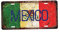 Vintage Metallschild Retro Eisenkunst Wanddekorationen Mexiko Wandplakat für Café Bar Pub Bier Club Wanddekoration Eisen Wandkunst Vintage Metall Eisen Schild Wandplaque Poster Mexiko Wand