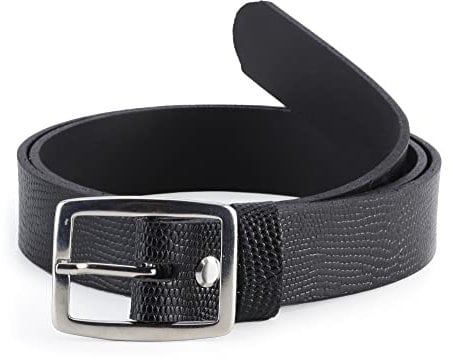 Merry Style Damen Gürtel Ledergürtel D41 (Schwarz-3, 85 cm (Gesamtlänge 100 cm))