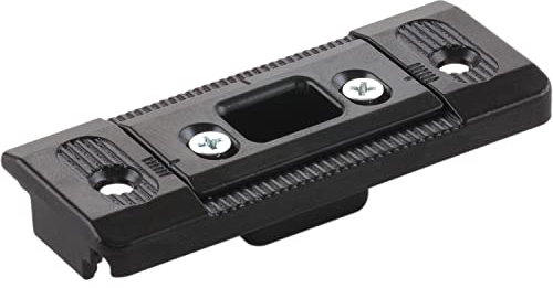 FUHR VRRV56798S - Serratura a pavimento regolabile Eifel T, soglia da terra offset 13, zinco pressofuso nero, argento
