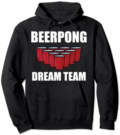 Beerpong Dream Team Bierpong Trikot Champion Party Bierpong Pullover Hoodie
