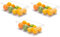 Acan Tradineur - Pack de 3 Cajones organizadores Reutilizables para frigorifico Nº 11 - Fabricado en Poliestireno - Recipiente de plástico Transparente - 10 x 18 x 37 cm