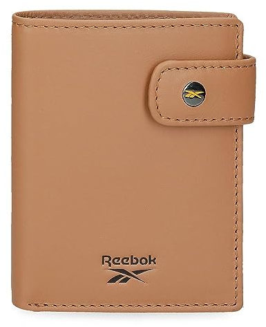 Reebok Switch Portefeuille et Porte-Monnaie en Cuir de Vachette, Noir, Bleu, Talla Única, Vertical