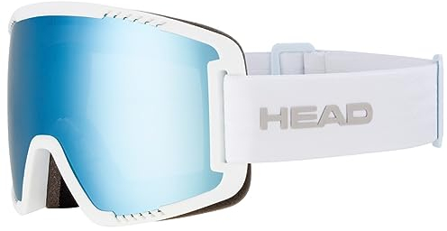 HEAD Unisex – Adult CONTEX Ski-und Snowboardbrille Skibrille, blau/weiß, S